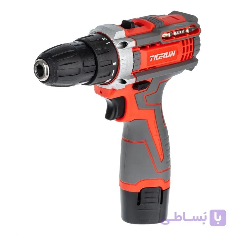 دریل پیچ گوشتی شارژی 12 ولت تیگران مدل TG-3012E — تصویر 1