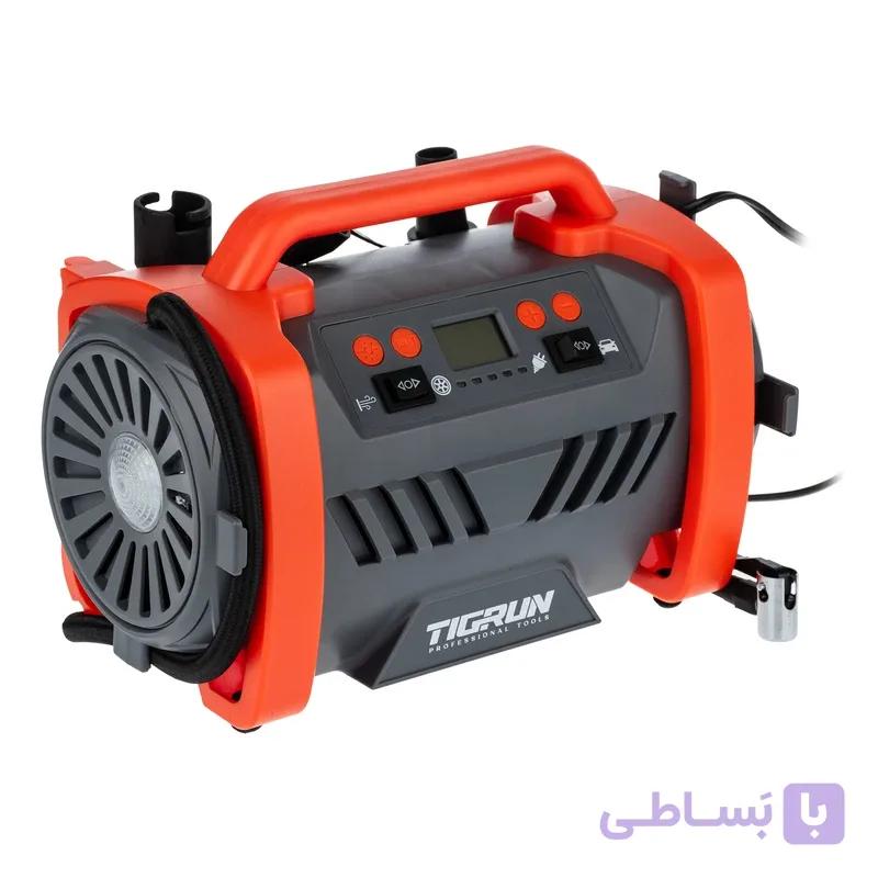کمپرسور باد فندکی و برق شهری دیجیتال دو سیلندر تیگران مدل TG-1210 — تصویر 1