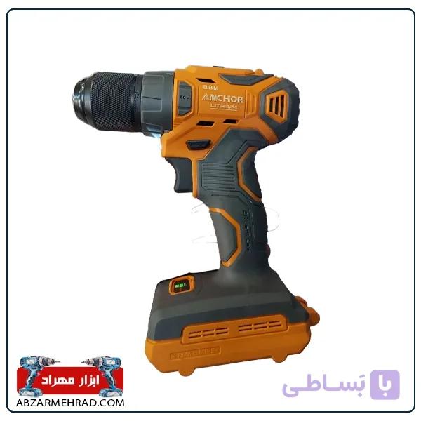 دریل شارژی آنکور مدل DCE5 با موتور براشلس و باتری 20 ولت سر خود — تصویر 1