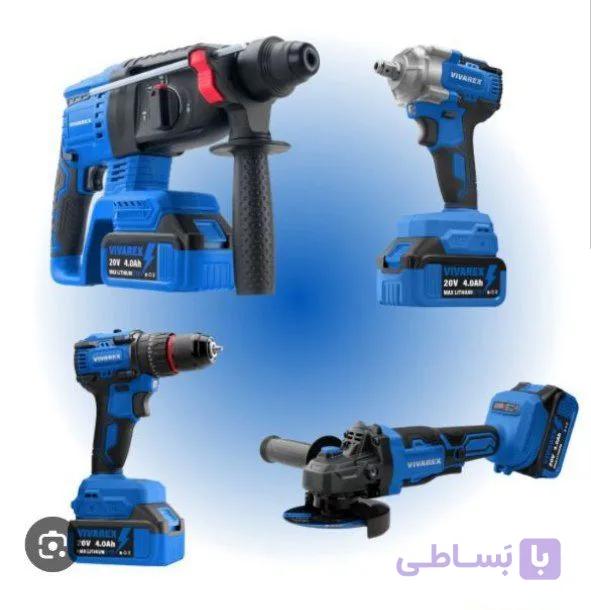 کیت 4 عددی شارژی ویوارکس همراه 4 باطری  VR2404