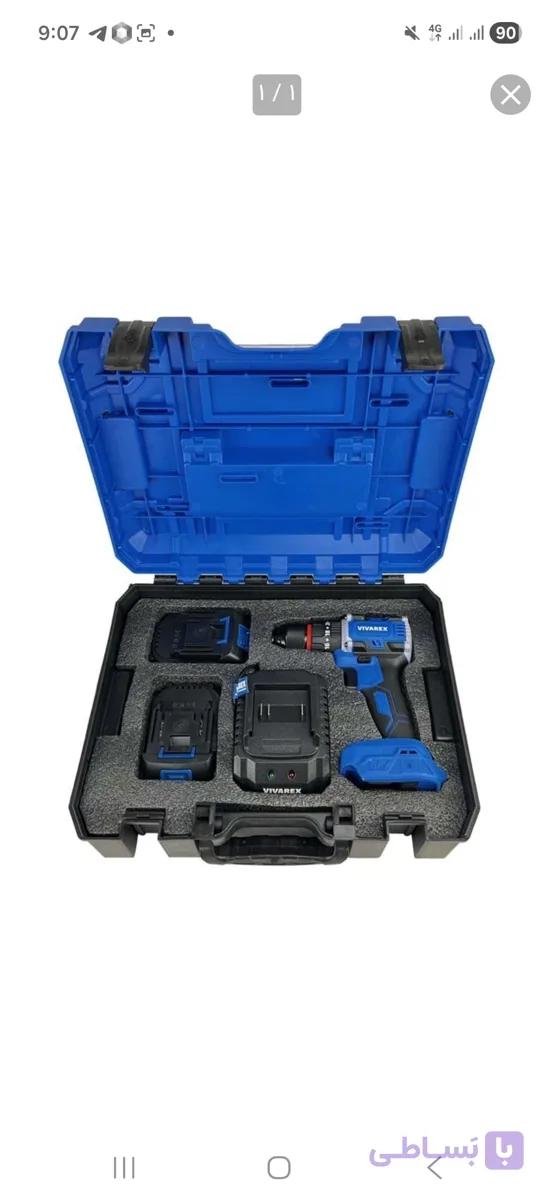دریل شارژی ویوارکس چکشی موتور براشلس VR2010-BLX