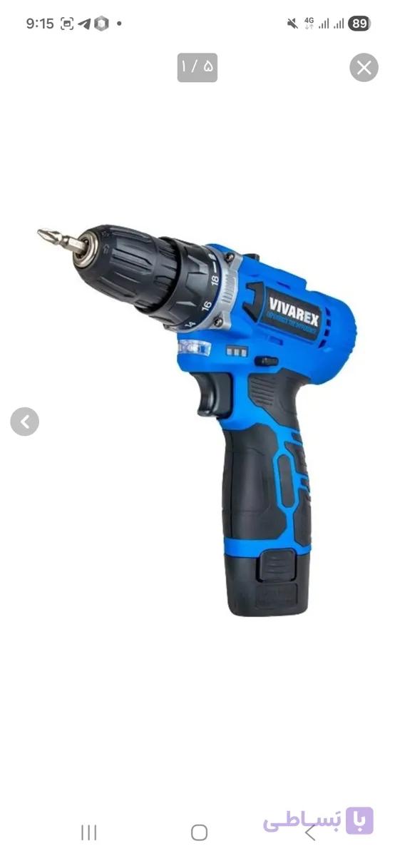 دریل شارژی ویوارکس VR12V تک باطری — تصویر 1