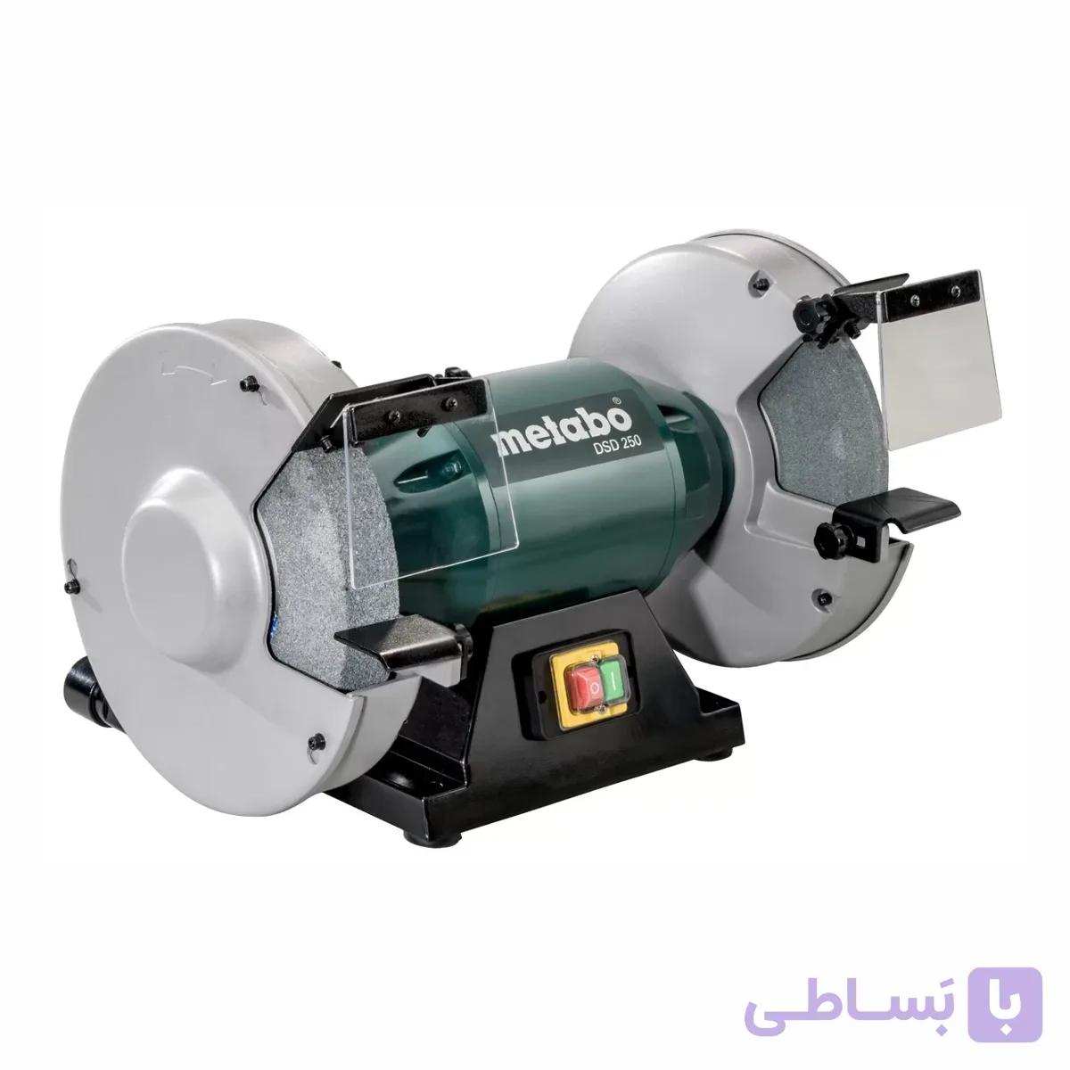 سنگ رومیزی دوطرفه سه فاز 250 میلیمتر متابو مدل DSD 250