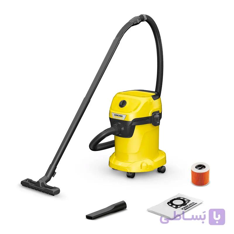 جاروبرقی نیمه صنعتی آب و خاک کارشر مدل WD 3 17/4/20 * GB — تصویر 1