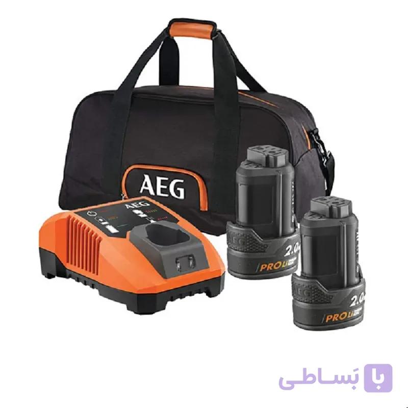 ست باترى و شارژر 12 ولت لیتیومى آاگ مدل SETLL1220LL — تصویر 1