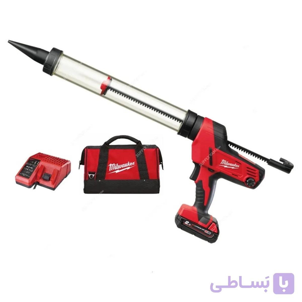 چسب زن تیوب 600 میلی‌لیتر 18 ولت میلواکی C18PCG/600T-201B