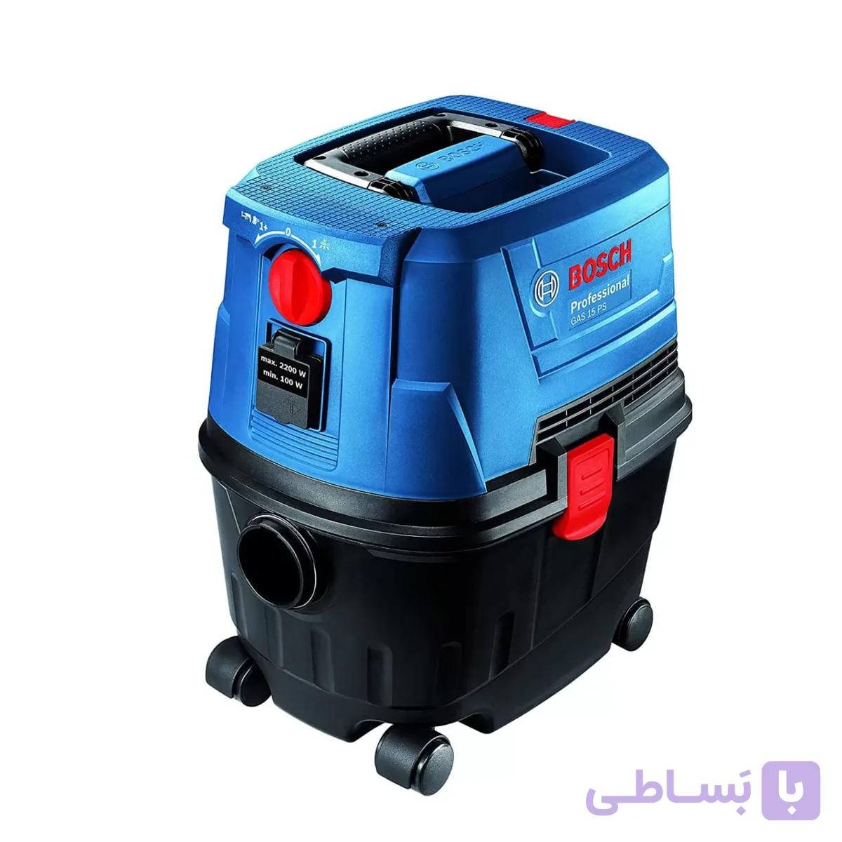 جاروبرقی صنعتی آب و خاک 15 لیتری بوش مدل GAS 1200 L — تصویر 1