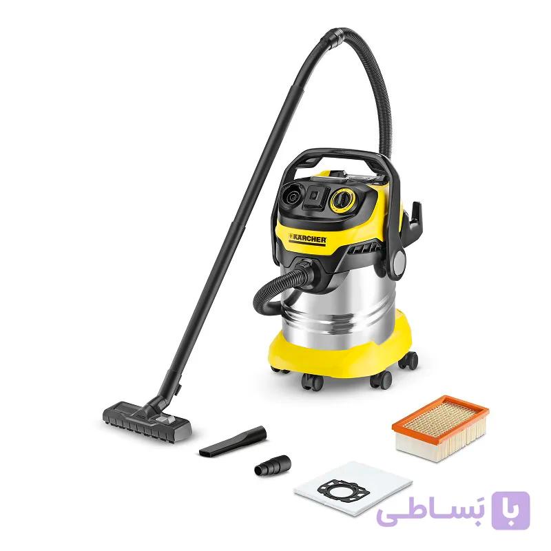 جارو برقی نیمه صنعتی آب و خاک کارشر مدل  WD 5 S V-25/5/22 (YSY) * GB — تصویر 1