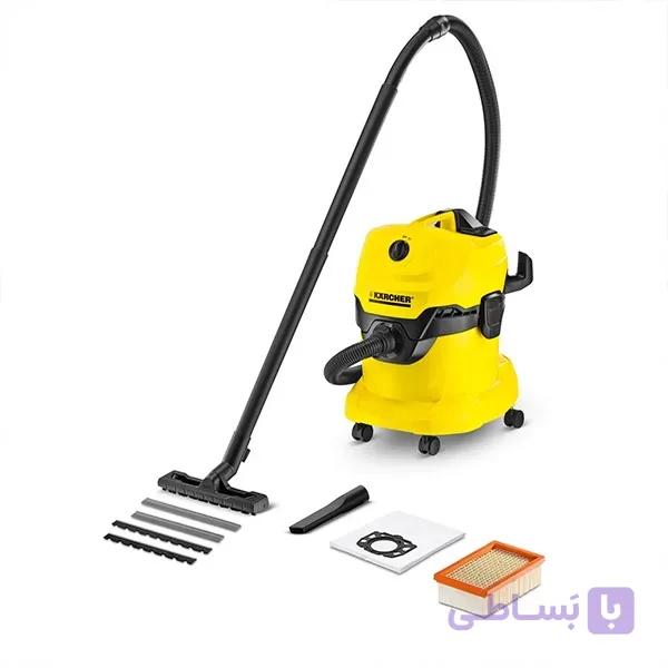 جارو برقی صنعتی کرشر 20 لیتری مدل WD 4 — تصویر 1