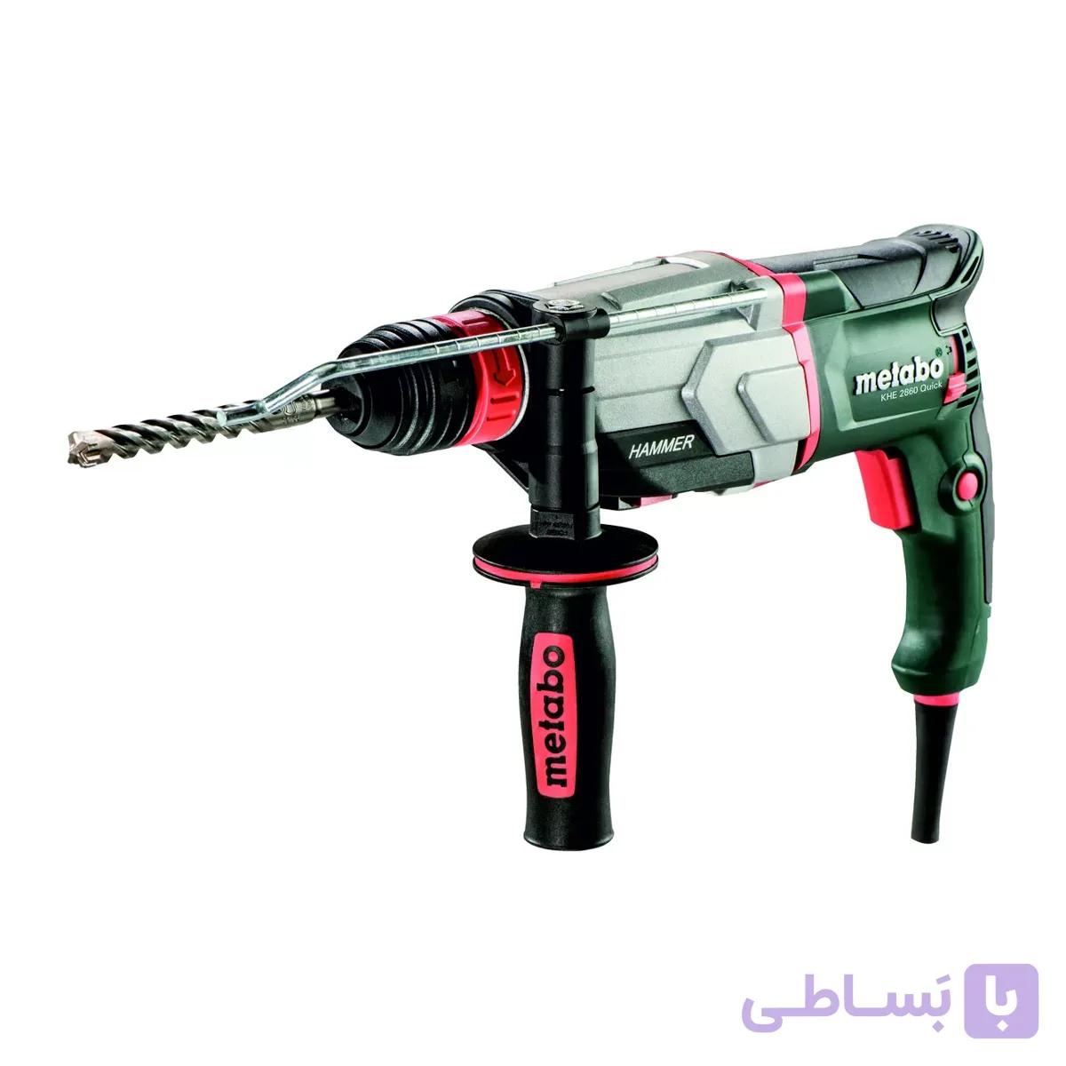 دریل بتن کن چهارشیار 28 میلیمتری 880 وات متابو مدل KHE2860-2QUICK — تصویر 1