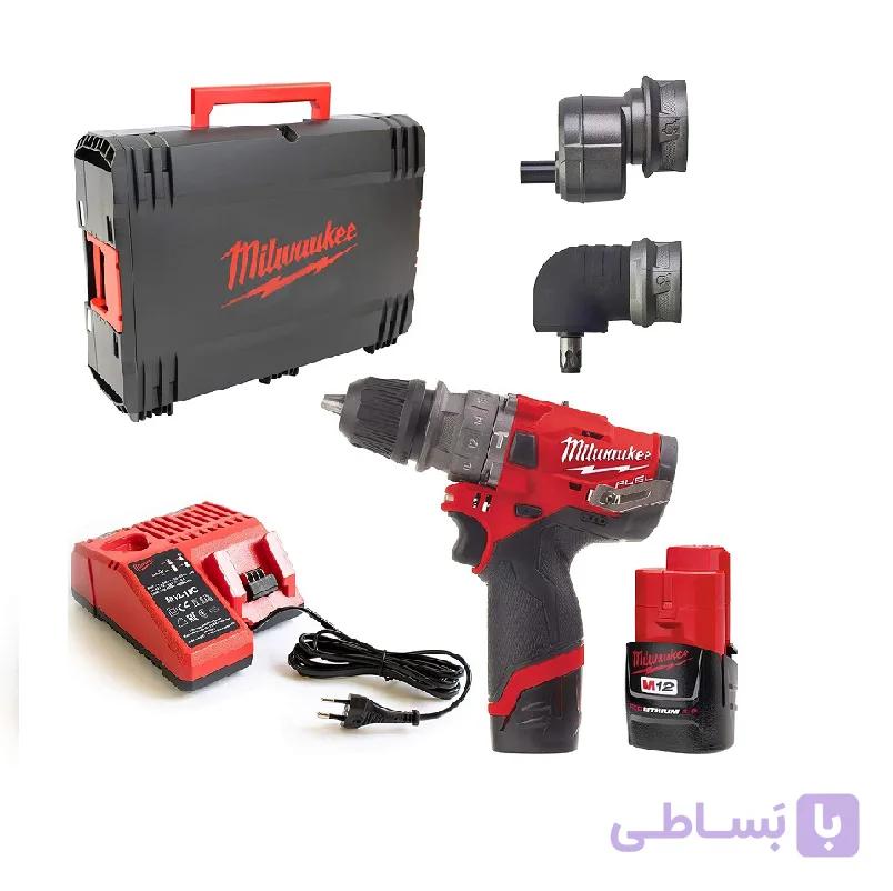 دریل چکشی 12 ولت شارژی میلواکی مدل M12FPDX KIT-202X — تصویر 1