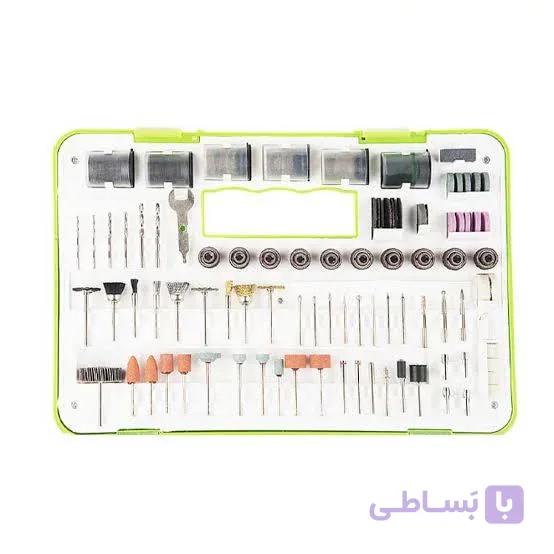 ست لوازم جانبی 224 پارچه فرز انگشتی سیلور GT-RA244 — تصویر 1