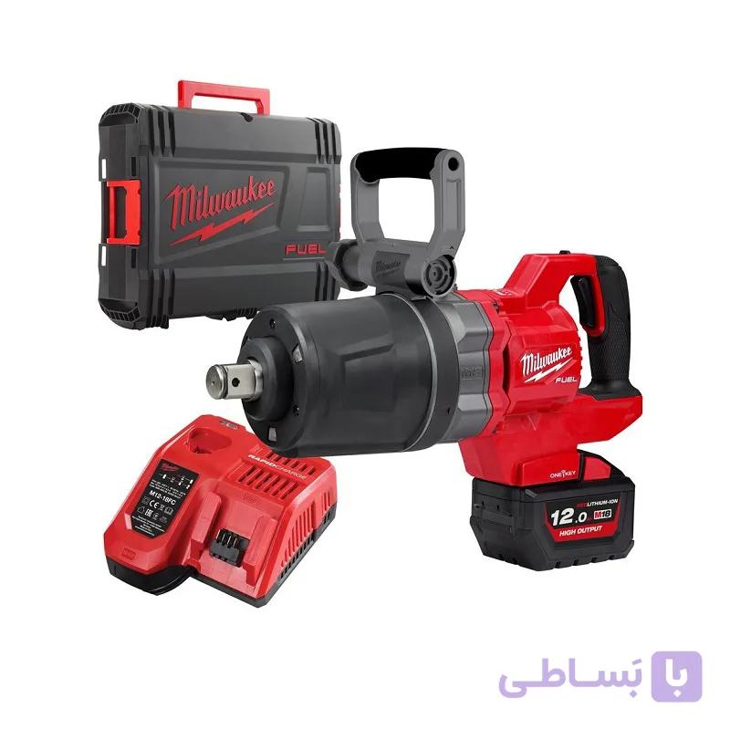 آچار بکس 1 اینچ 18 ولت شارژی میلواکی مدل M18ONEFHIWF1DS-121C — تصویر 1