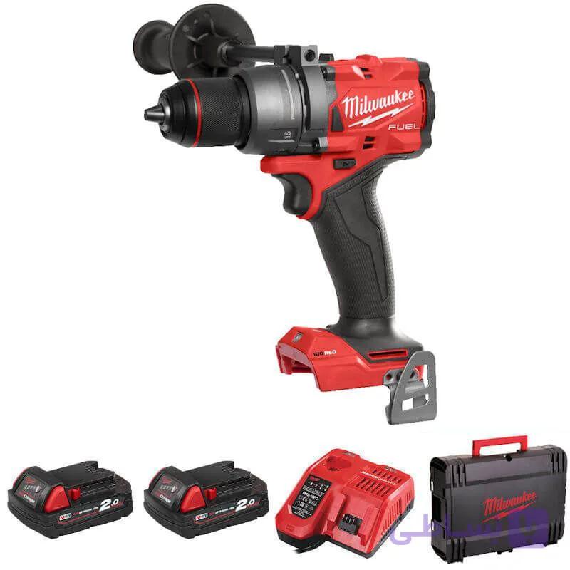 دریل چکشی 18 ولت شارژی میلواکی مدل M18FPD3-202X