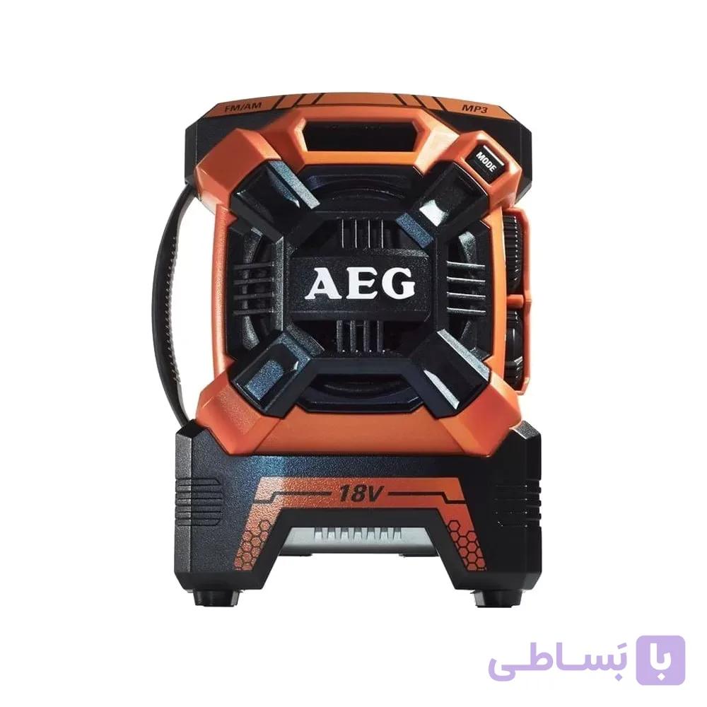 رادیو FM وپخش 18 ولت آاگ بدون باتری و شارژر مدل BR18C-0
