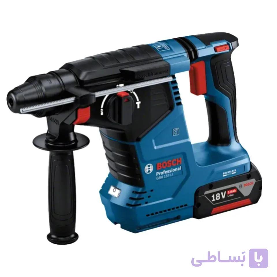 دریل چکشی شارژی بوش مدل GBH 187 LI — تصویر 1