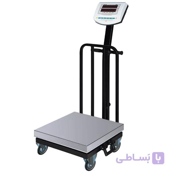 باسکول 200 کیلوگرم محک چرخدار استیل — تصویر 1