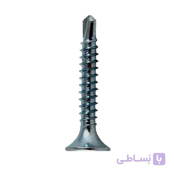 پیچ سرتخت مته دار ضخامت 4.8 سایز 80 میلیمتر بسته 20 عددی — تصویر 1