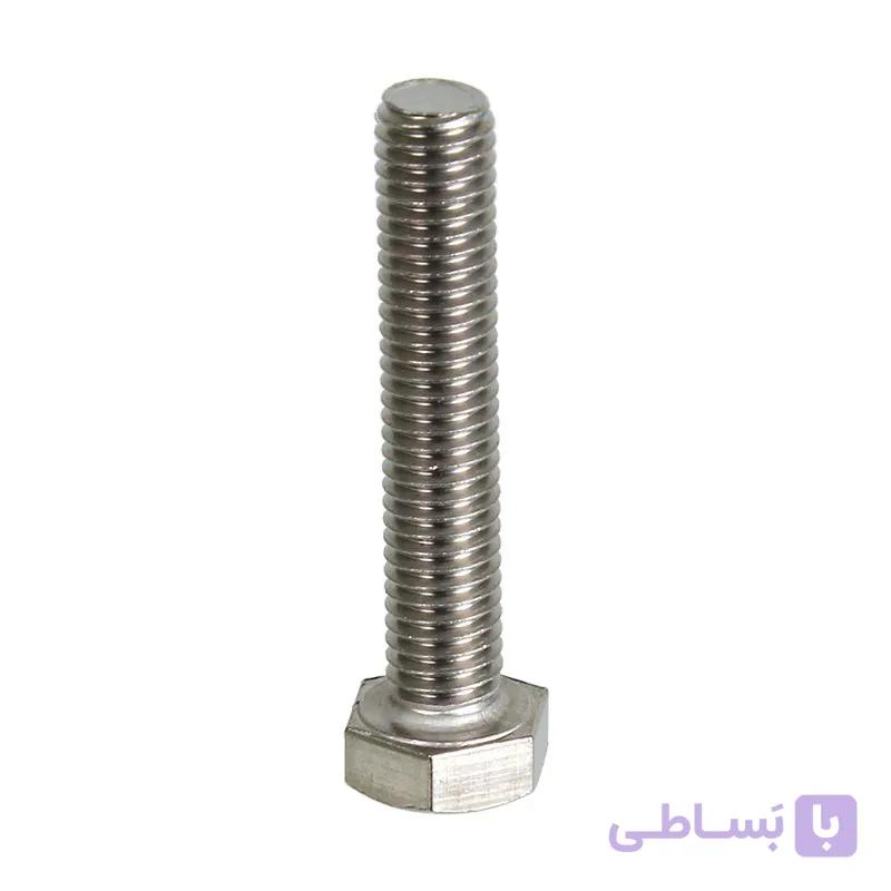 پیچ شش گوش آهنی نمره 8 سایز 70 میلیمتر بسته 20 عددی — تصویر 1