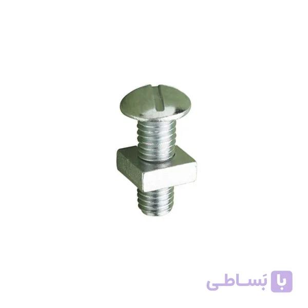 پیچ و مهره ورشویی نمره 3/16 سایز 100 میلیمتر بسته 10 عدد — تصویر 1