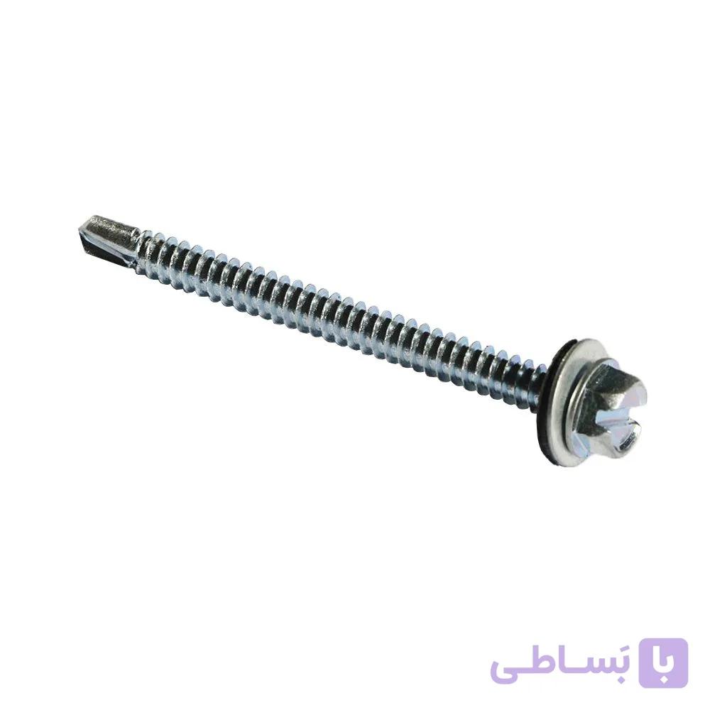 پیچ شیروانی سرمته ضخامت 12 اینچ سایز 75 میلیمتر بسته 40 عدد — تصویر 1