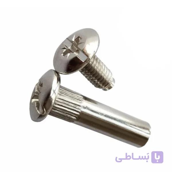پیچ و مهره فیکس 3 سانت بسته 100 عددی — تصویر 1