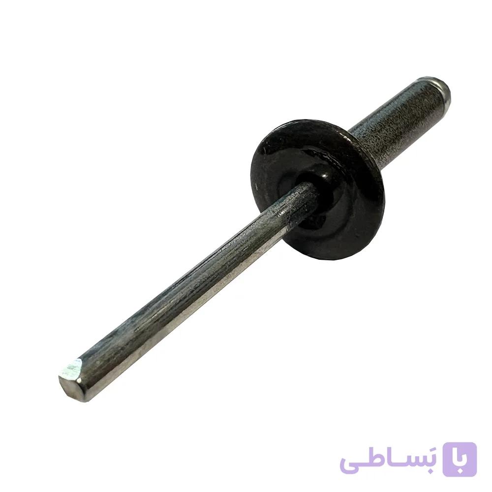 میخ پرچ مشکی نمره 4 سایز 15 میلیمتر