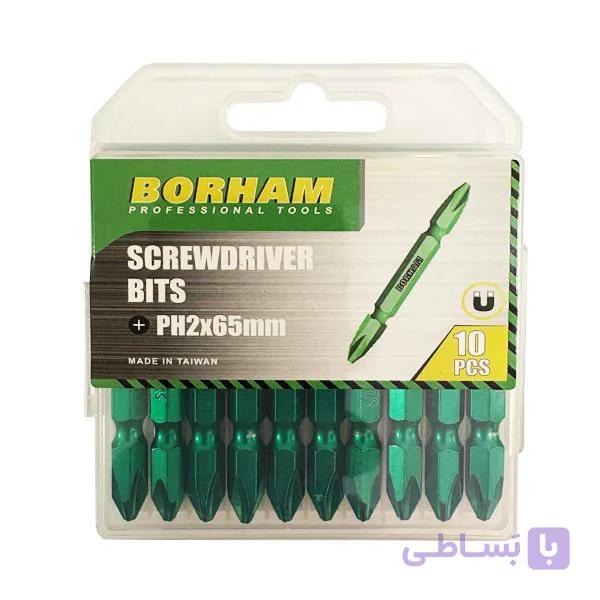 سری پیچ گوشتی دوسو چهارسو -+BORHAM 110 درجه A پلاس مجموعه 10 عددی — تصویر 1