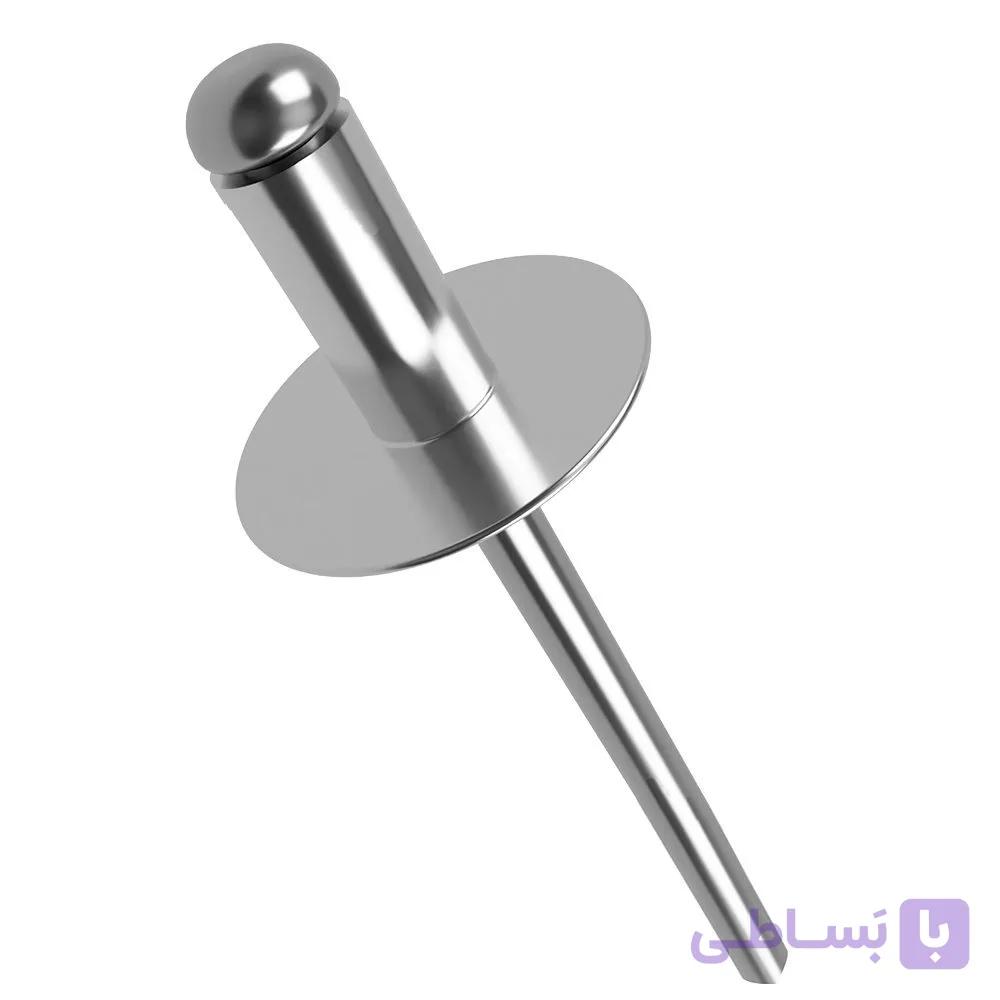 میخ پرچ سر پهن نمره 5 سایز 21 میلیمتر بسته 30 عدد — تصویر 1