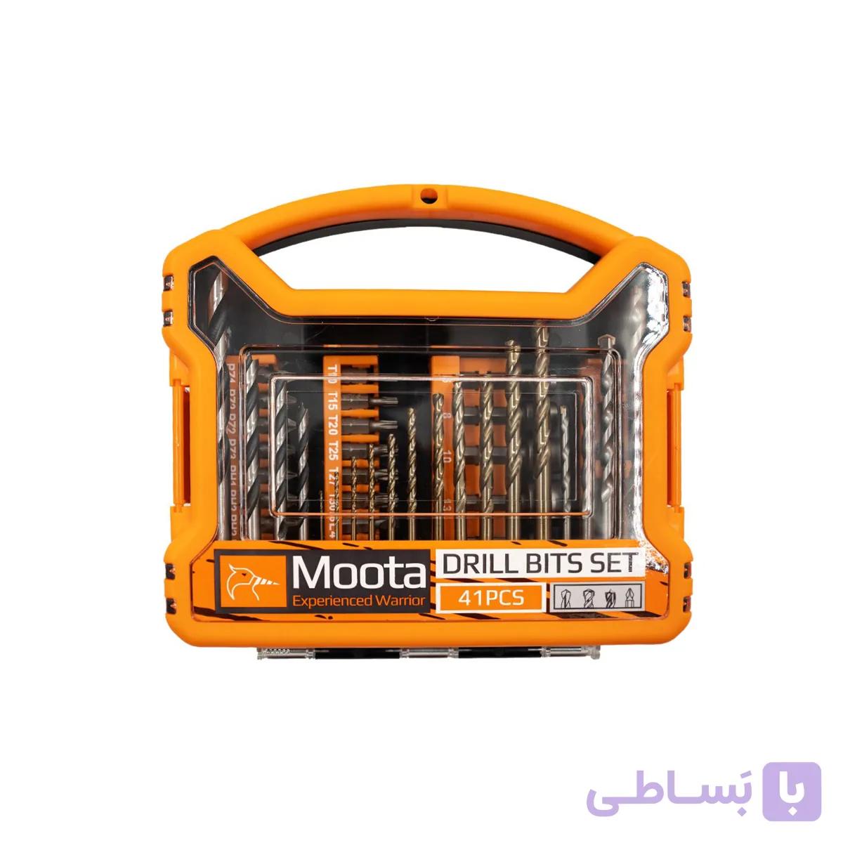 جعبه مته و نوک پیچ گوشتی 41 پارچه موتا — تصویر 1
