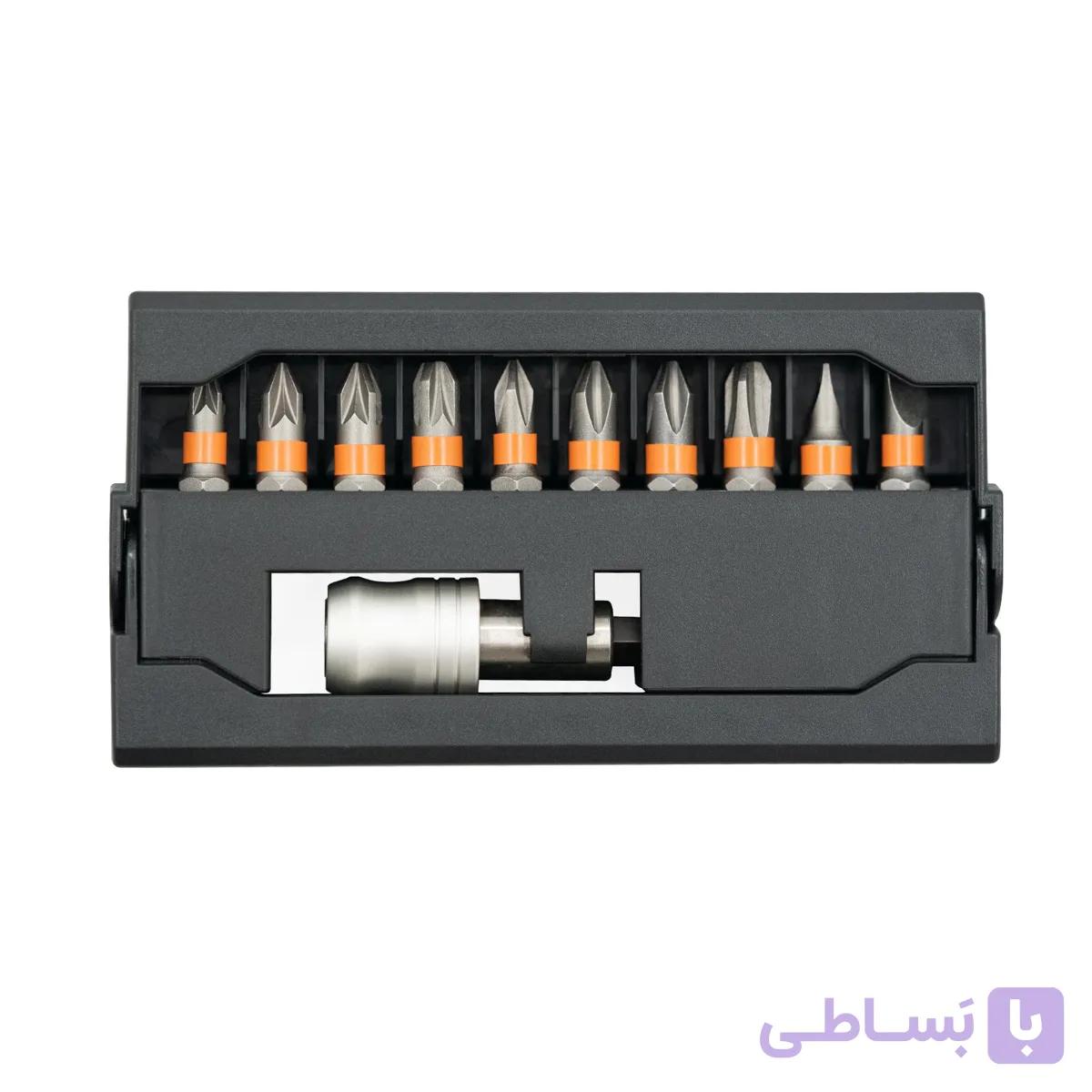جعبه نوک پیچ گوشتی 11 پارچه موتا — تصویر 1
