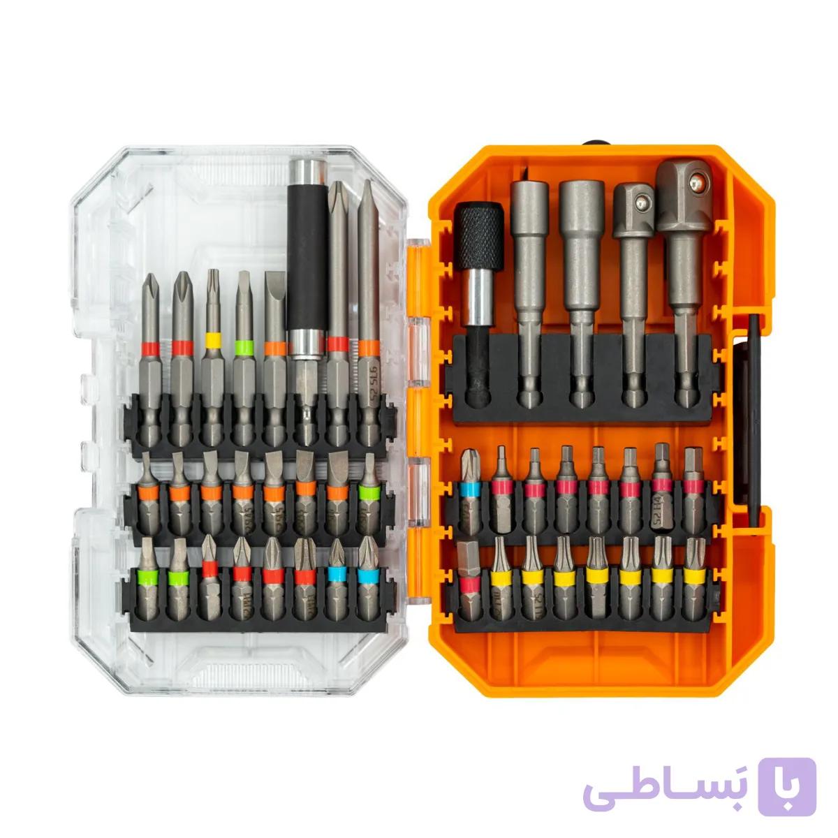جعبه نوک پیچ گوشتی 45 پارچه موتا — تصویر 1