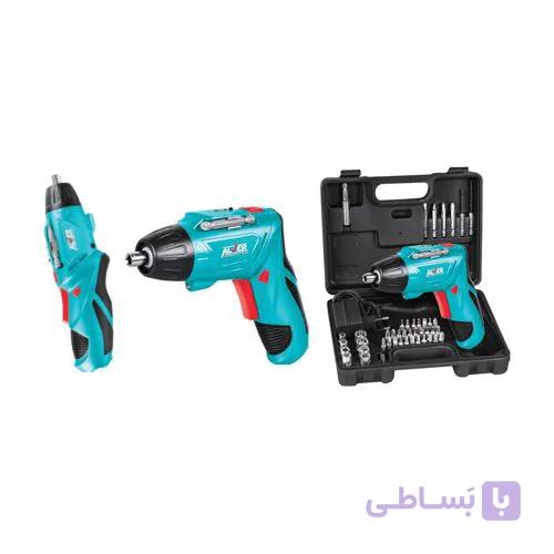 پیچ گوشتی شارژی تاشو AV-2040 (4/8 ولت) — تصویر 1