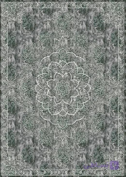 فرش مشهد کلکسیون 1500 شانه مغرب طرح 812005 طوسی