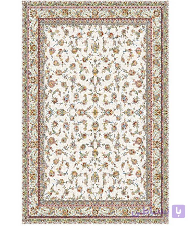فرش آرشین طرح 20489 کرم