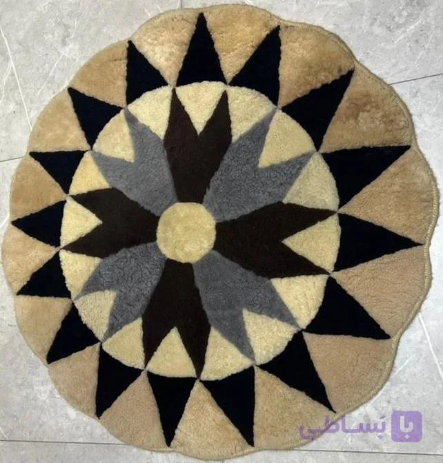 فرش دستبافت گالاری کلاژ پادری پوست مرینوس