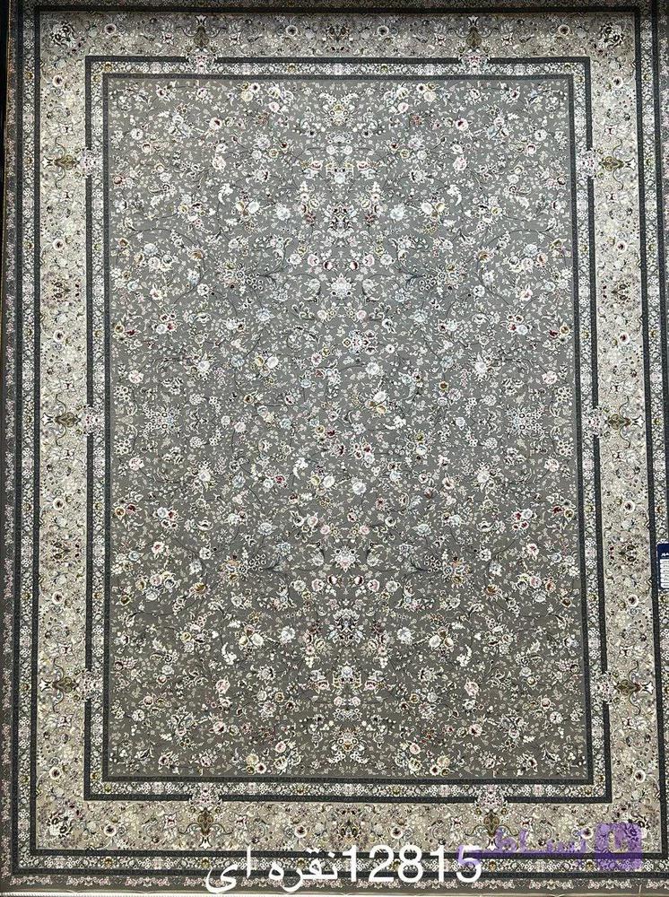 فرش بزرگمهر 1200 شانه طرح 12815 بژ