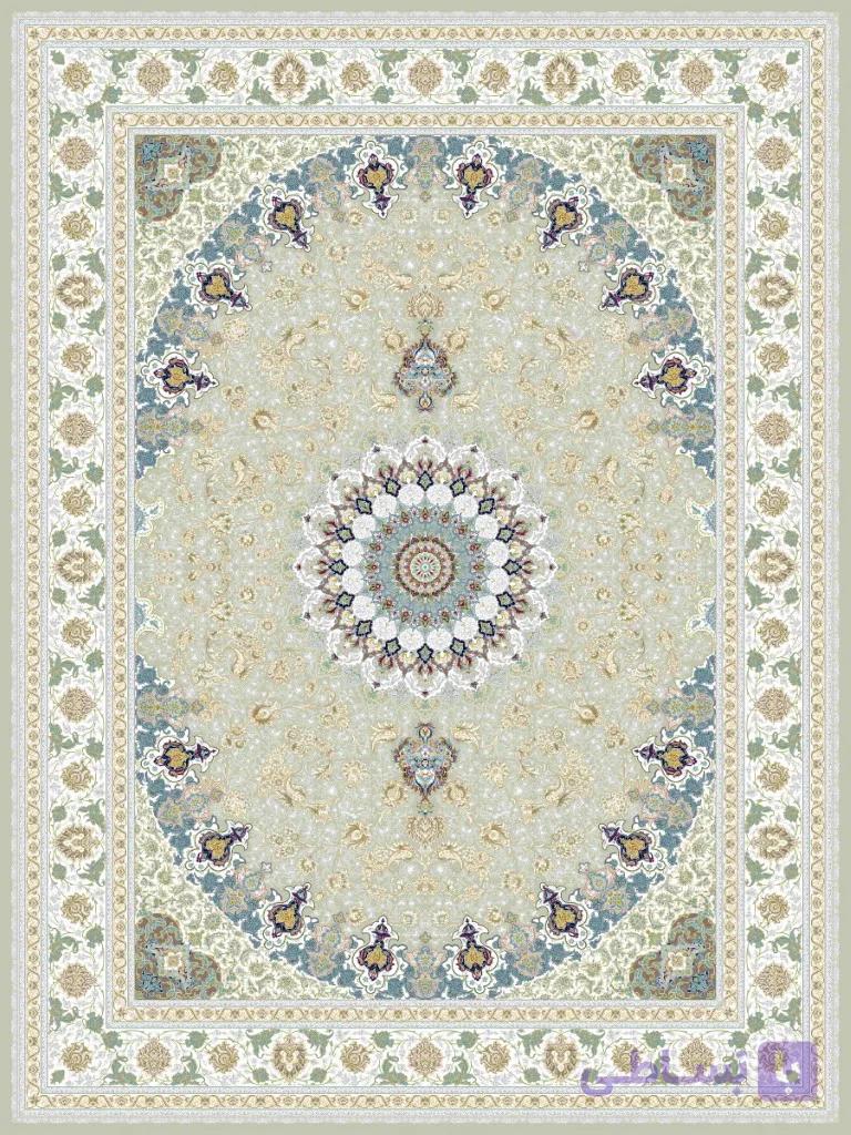 قالی سلیمان طرح چاووش بژ 3559
