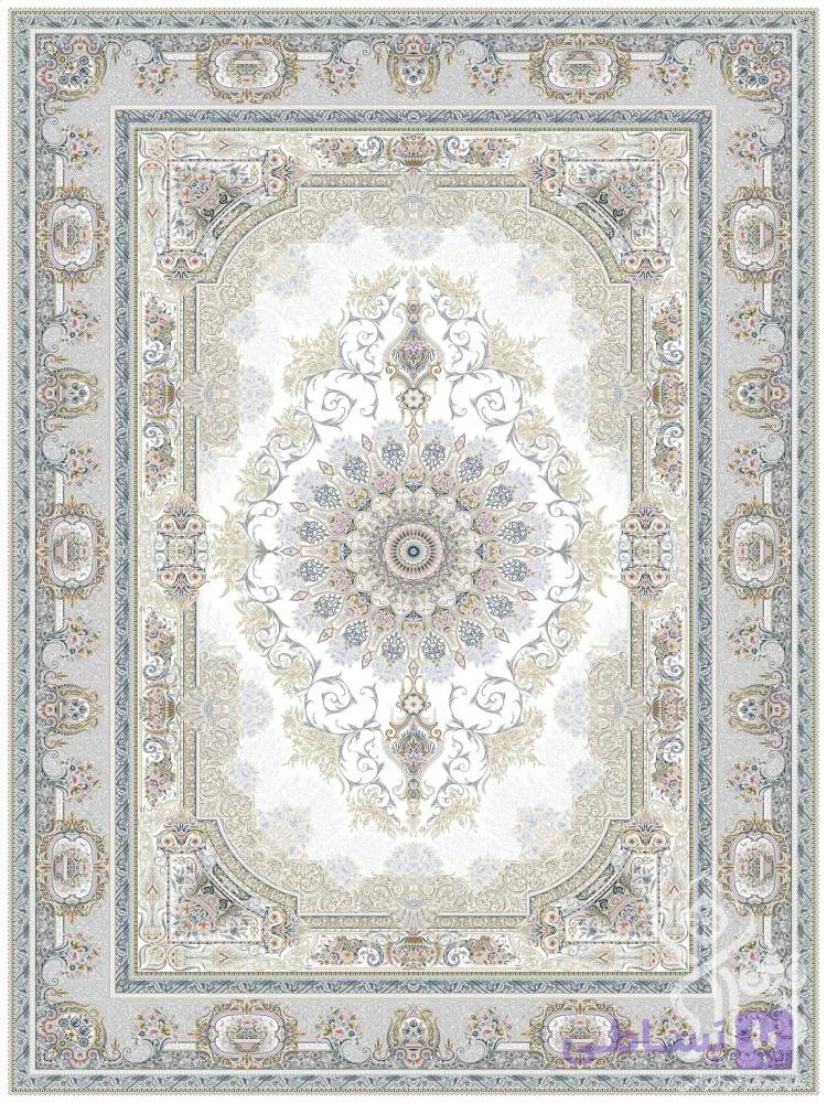 فرش قیطران 1500 شانه طرح شادان کرم