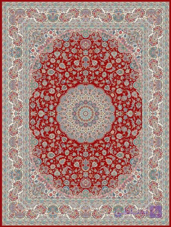 فرش اعیان کلکسیون 1200 شانه طرح 609 روناسی