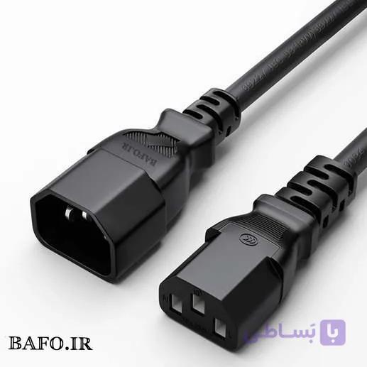 کابل بک تو بک یک متر بافو | کابل Back To Back C13-C14 1M BAFO | 3X1.5