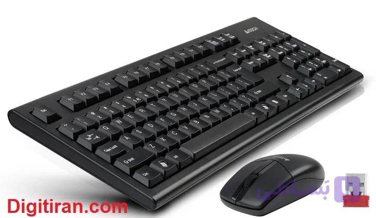 کیبرد و موس وایرلس a4tech 3100 | کیبورد و ماوس بی سیم ایفورتک A4tech ,