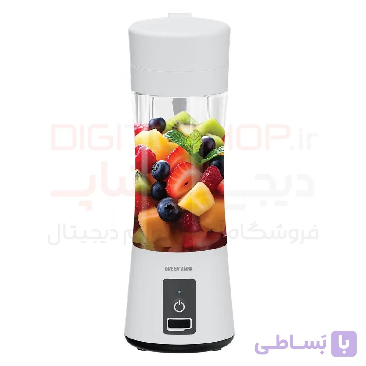 مخلوط کن و آبمیوه گیری قابل حمل گرین لاین مدل Juice Mate ظرفیت 380 میلی لیتر — تصویر 1
