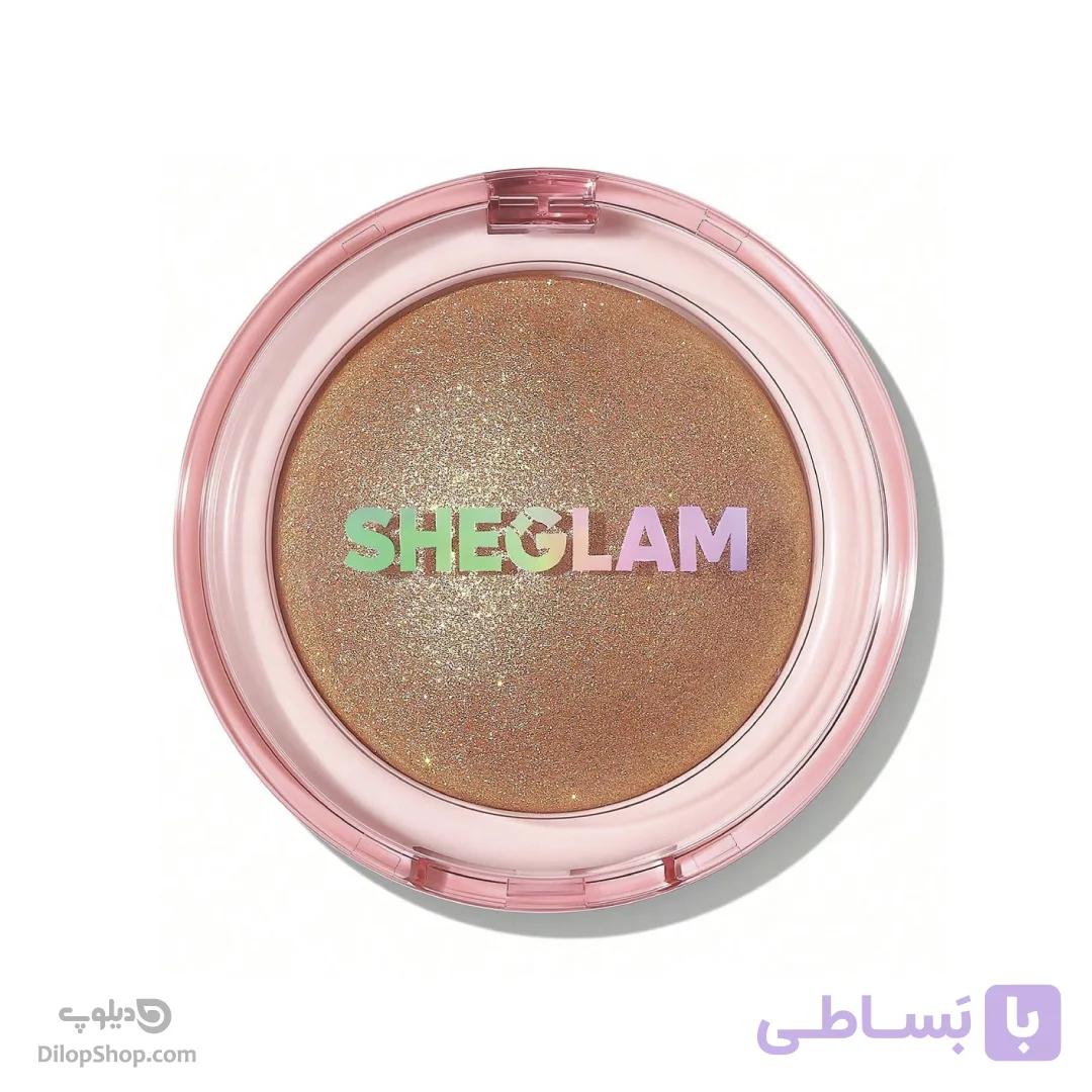 هایلایتر ژله‌ ای شیگلم مدل Glowchi  رنگ Peach Jam