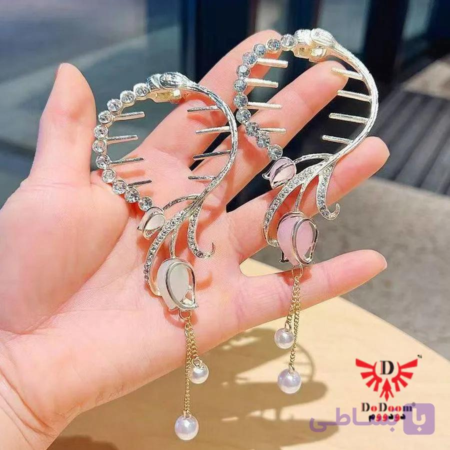 گیره گوجه ای گل رز G243 — تصویر 1