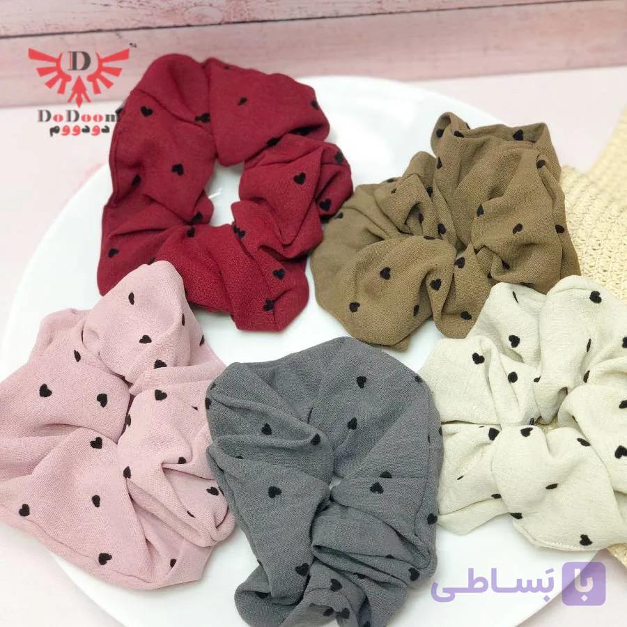کش مو اسکرانچی ساتن پلنگی K93 — تصویر 1