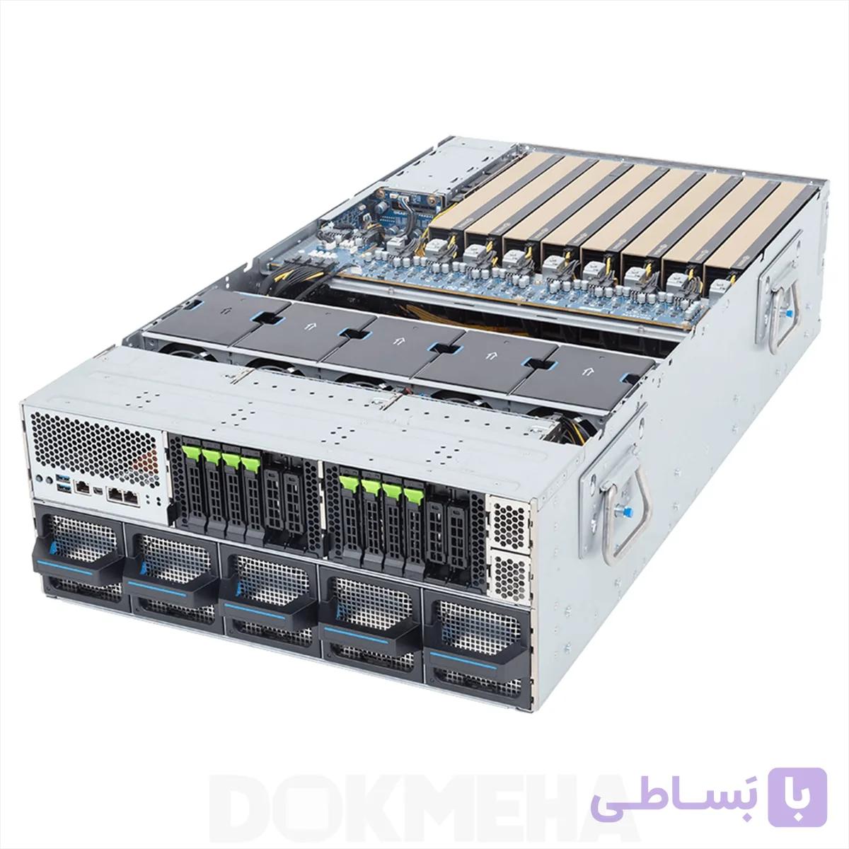 سرور گرافیکی هوش مصنوعی گیگابایت Gigabyte XL44-SX2-AAS1 8-GPU — تصویر 1