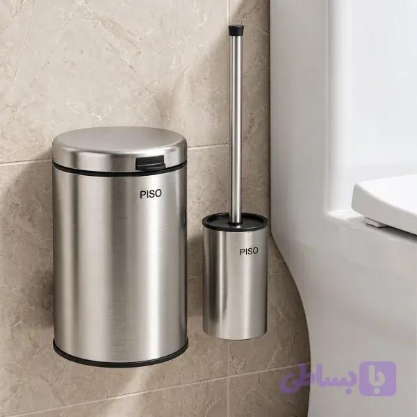 ست سطل و فرچه پیسو مدل دیواری p-3wt-msn — تصویر 1