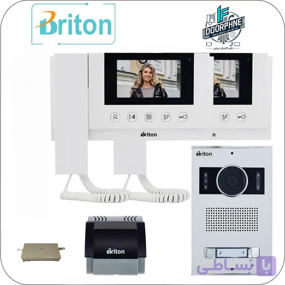 آیفون تصویری برایتون مدل 4330-2002 پکیج دو طبقه