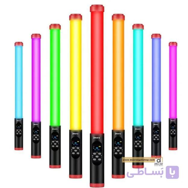 نور باتومی جیماری Jmary FM-128 RGB LED — تصویر 1